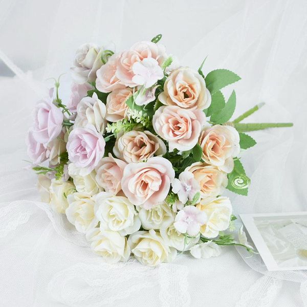 1bundle 27cm silk tea roses artificial rose flower bride bouquet wedding party home garden diy fake flowers decoration supplies decorative &
1bundle 27cm silk tea roses artificial rose flower bride bouquet wedding party home garden diy fake flowers decoration supplies decorative &