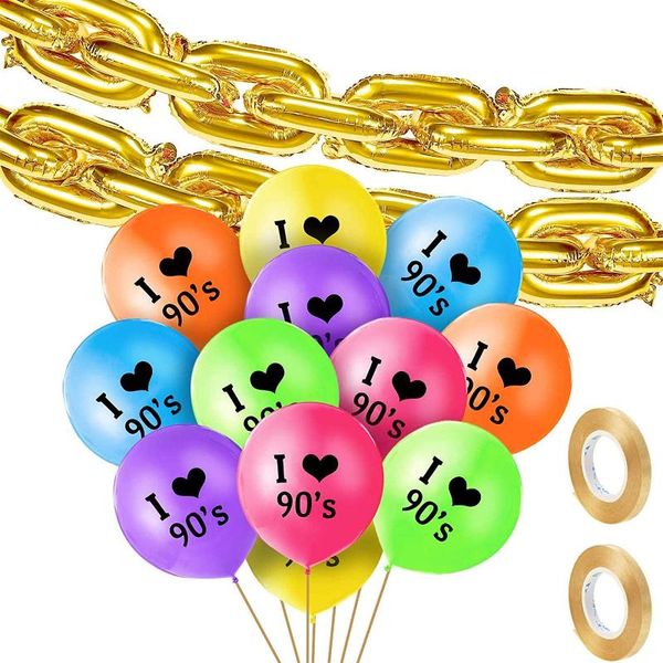 party decoration back to the 90s balloon 16 inch foil chain i love latex hip hop birthday wedding
party decoration back to the 90s balloon 16 inch foil chain i love latex hip hop birthday wedding