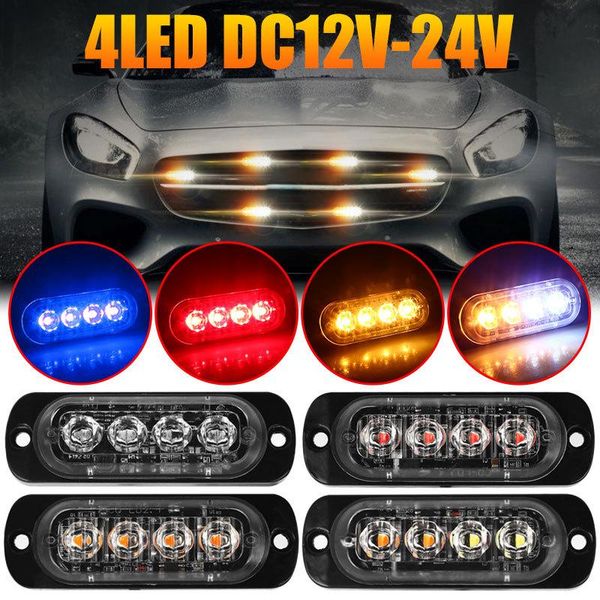emergency lights 4 led 12-24v universal warning strobe light traffic amber grill flashing for car truck boat tractor
emergency lights 4 led 12-24v universal warning strobe light traffic amber grill flashing for car truck boat tractor