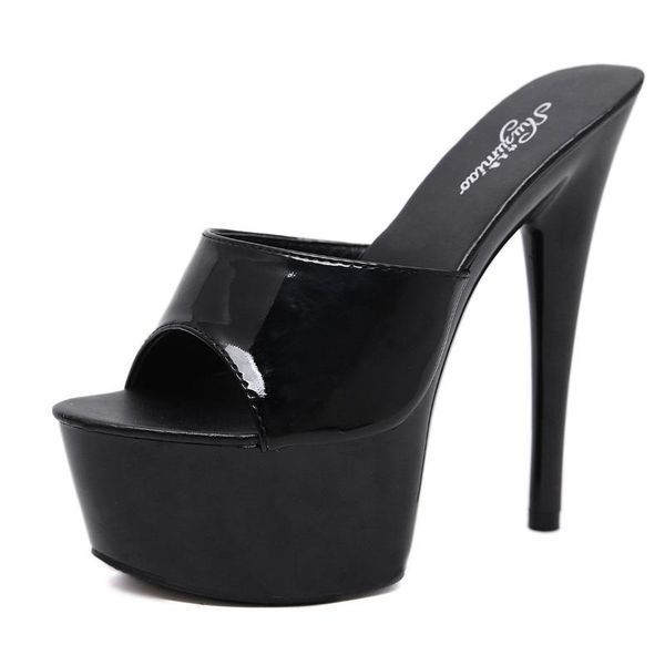 high heels sandals women thin-heeled 15cm sandalia feminina platform summer zapatos de mujer shoes woman, Black
high heels sandals women thin-heeled 15cm sandalia feminina platform summer zapatos de mujer shoes woman, Black