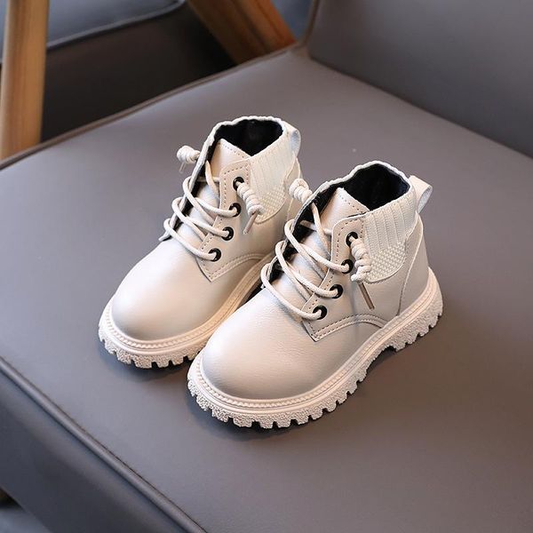 boots fashion children' autumn and winter woollen leather short boys girls british single, Black;grey
boots fashion children' autumn and winter woollen leather short boys girls british single, Black;grey