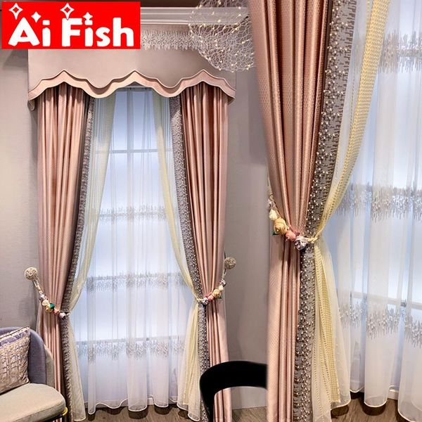 gray pearls sequins cloth 50cm wide lace side curtains for living room luxury pink embroidered blackout bedroom #30 curtain & drapes
gray pearls sequins cloth 50cm wide lace side curtains for living room luxury pink embroidered blackout bedroom #30 curtain & drapes