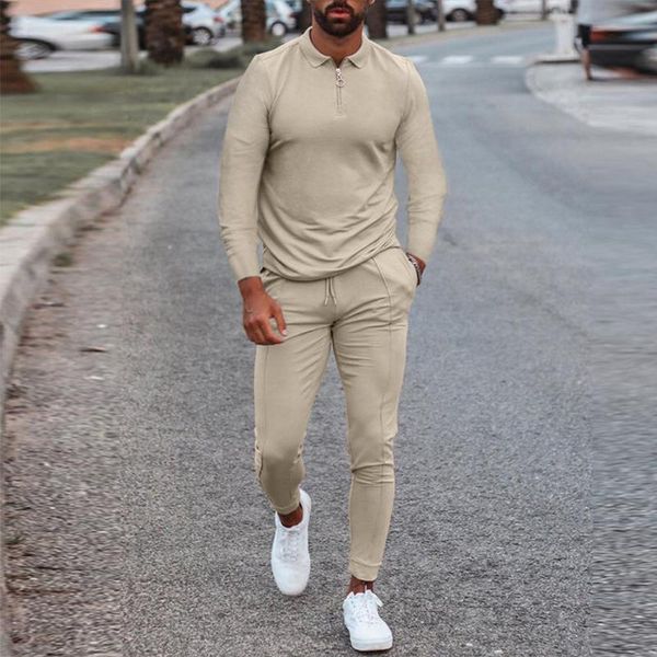 men's tracksuits tracksuit men fashion autumn outfits solid 2 piece sets casual turn-down collar zip-up and slim pants suits mens stre, Gray
men's tracksuits tracksuit men fashion autumn outfits solid 2 piece sets casual turn-down collar zip-up and slim pants suits mens stre, Gray
