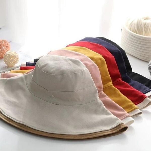 wide brim hats y foldable simple beach double side summer hat female casual sun with wind rope women cotton cap gift, Blue;gray
wide brim hats y foldable simple beach double side summer hat female casual sun with wind rope women cotton cap gift, Blue;gray
