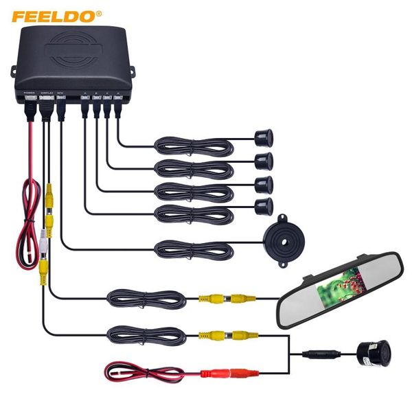 car rear view cameras& parking sensors feeldo 1set 4.3" rearview mirror monitor 4-sensor radar 18.5mm ccd camera reversing system #fd-1
car rear view cameras& parking sensors feeldo 1set 4.3" rearview mirror monitor 4-sensor radar 18.5mm ccd camera reversing system #fd-1