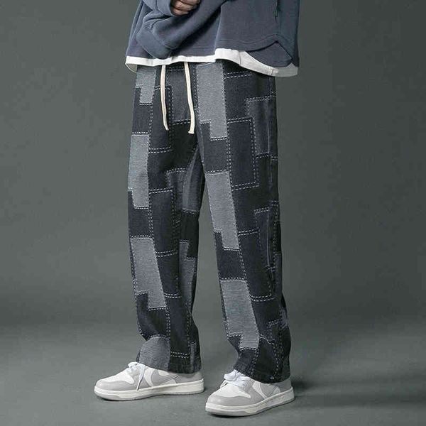 men's jeans calça jeans masculina reta solta geométrica, nova coleção de outono estilo hip hop, calça cowboy solto dmju, Blue
men's jeans calça jeans masculina reta solta geométrica, nova coleção de outono estilo hip hop, calça cowboy solto dmju, Blue