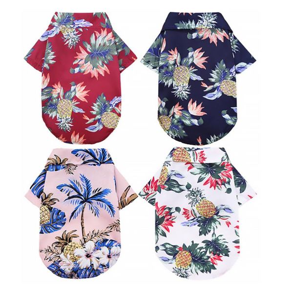 4pcs hawaiian dog shirt summer sweatshirts pet cool breathable clothes apparel 
4pcs hawaiian dog shirt summer sweatshirts pet cool breathable clothes apparel