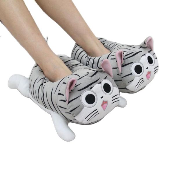 slippers klapki damskie japan cartoon cat sweet plush girls home floor warm animal confinement cotton women, Black
slippers klapki damskie japan cartoon cat sweet plush girls home floor warm animal confinement cotton women, Black