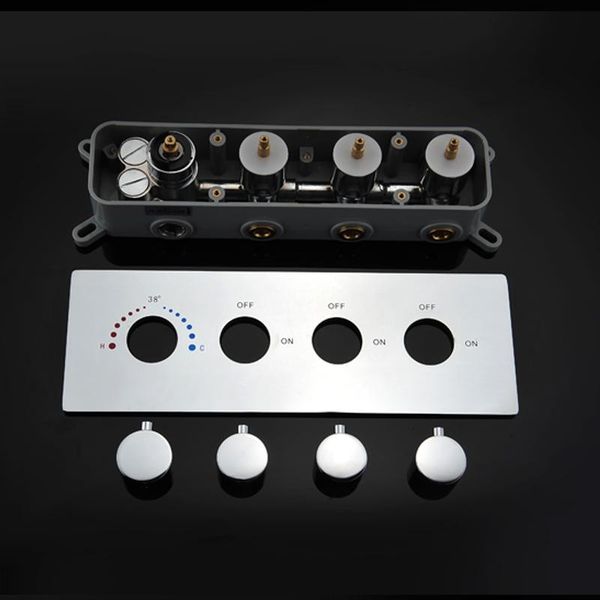 quality brass chrome shower diverter valve 3 way mixer for bathroom / g1/2 inch water in and out with embedded box sets
quality brass chrome shower diverter valve 3 way mixer for bathroom / g1/2 inch water in and out with embedded box sets