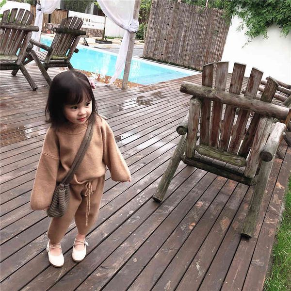 clothing sets fall new korean version girl leisure loose core-spun yarn sweater suit with wide legging for girls toddler baby cloth q1215, White
clothing sets fall new korean version girl leisure loose core-spun yarn sweater suit with wide legging for girls toddler baby cloth q1215, White