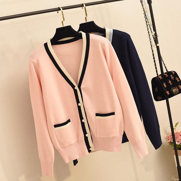 women's knits & tees 2021 spring autumn women knitted cardigans color block v-neck single breasted loose long-sleeved pink sweater all-, White
women's knits & tees 2021 spring autumn women knitted cardigans color block v-neck single breasted loose long-sleeved pink sweater all-, White