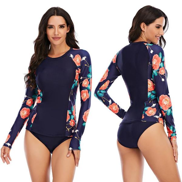 women's swimwear zy surfing swimsuit for women 2021 bikini long sleeve printed push up summer bath suit two piece fashion, White;black
women's swimwear zy surfing swimsuit for women 2021 bikini long sleeve printed push up summer bath suit two piece fashion, White;black