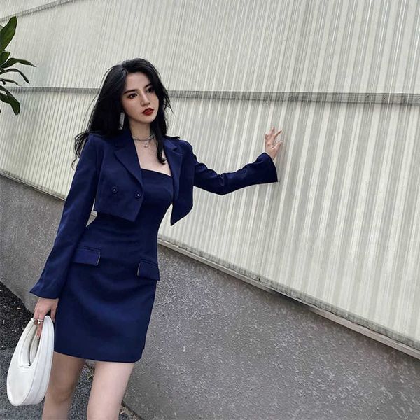 luxury evening dress blue strapls long sleeve suit short two piece set small man slim korean autumn style, Black;gray
luxury evening dress blue strapls long sleeve suit short two piece set small man slim korean autumn style, Black;gray