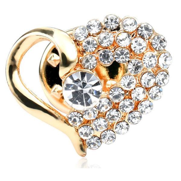 pins, brooches women's customize gold tone crystal rhinestone heart shape brooch pin for valentine's day gifts, Gray
pins, brooches women's customize gold tone crystal rhinestone heart shape brooch pin for valentine's day gifts, Gray
