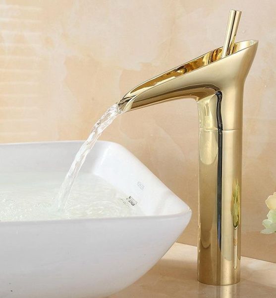 bathroom sink faucets gold polished brass waterfall style basin faucet mixer tap single hole one handle mgf057
bathroom sink faucets gold polished brass waterfall style basin faucet mixer tap single hole one handle mgf057