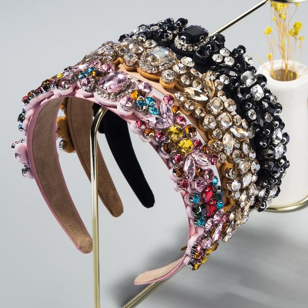 exaggerated personality headband baroque luxury colorful rhinestone pink wide headband party wedding female hair jewelry, Silver
exaggerated personality headband baroque luxury colorful rhinestone pink wide headband party wedding female hair jewelry, Silver