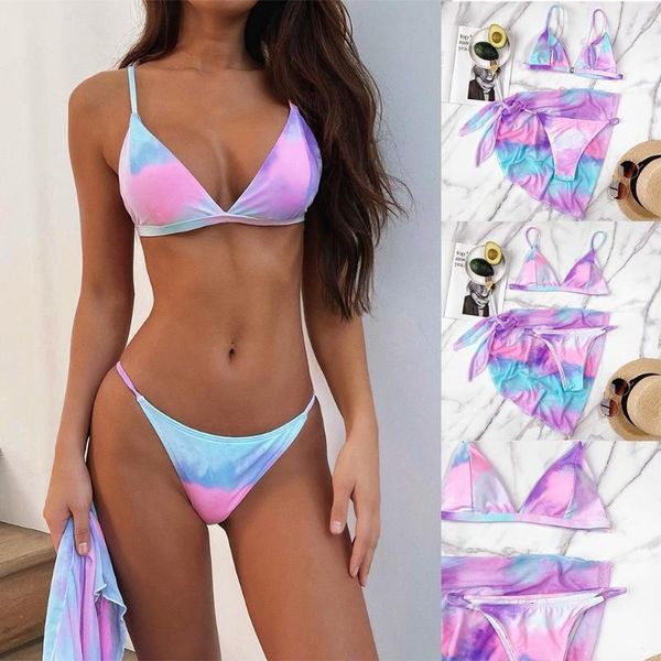 tie dye bikini women swimwear female swimsuit 2021 wear bather bathing swim suit set three with pieces sarong se z9a0 women's, White;black
tie dye bikini women swimwear female swimsuit 2021 wear bather bathing swim suit set three with pieces sarong se z9a0 women's, White;black