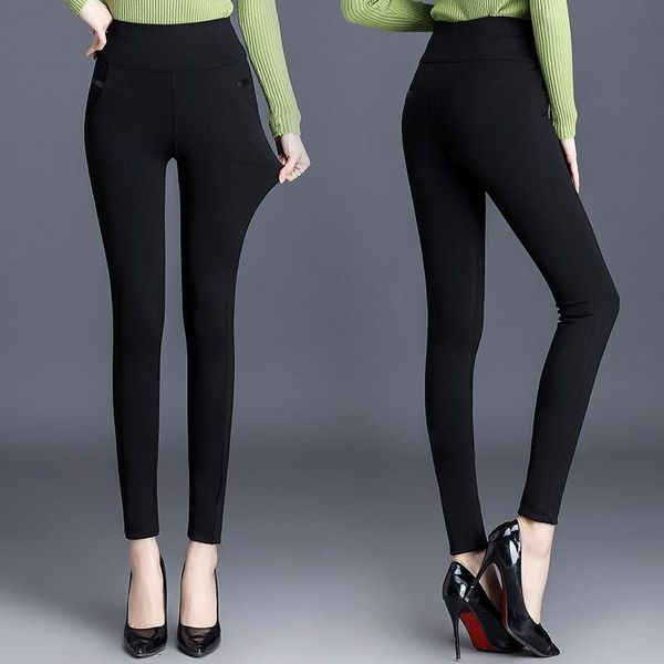 women's leggings plus size grey black elastic high waist skinny pencil pants for women 4xl 5xl office work trousers womens with pocket
women's leggings plus size grey black elastic high waist skinny pencil pants for women 4xl 5xl office work trousers womens with pocket