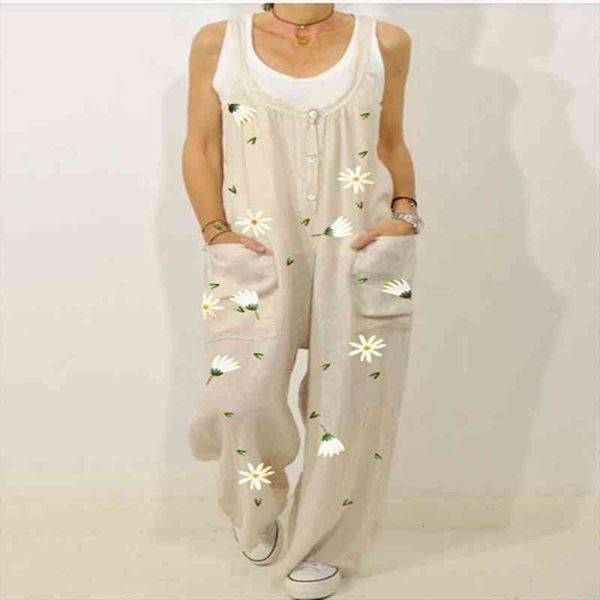 female loose floral print big pocket women jumpsuit plus size causal solid color button straight rompers, Black;white
female loose floral print big pocket women jumpsuit plus size causal solid color button straight rompers, Black;white