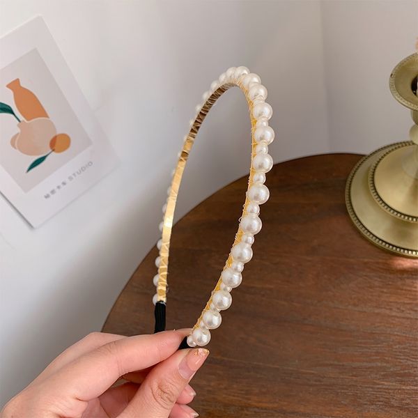 hwm5 korean dongdamen pearl heads feminine temperamentsimple bundlepressed bandpearl band broken hair hairpin headpiece, Silver
hwm5 korean dongdamen pearl heads feminine temperamentsimple bundlepressed bandpearl band broken hair hairpin headpiece, Silver