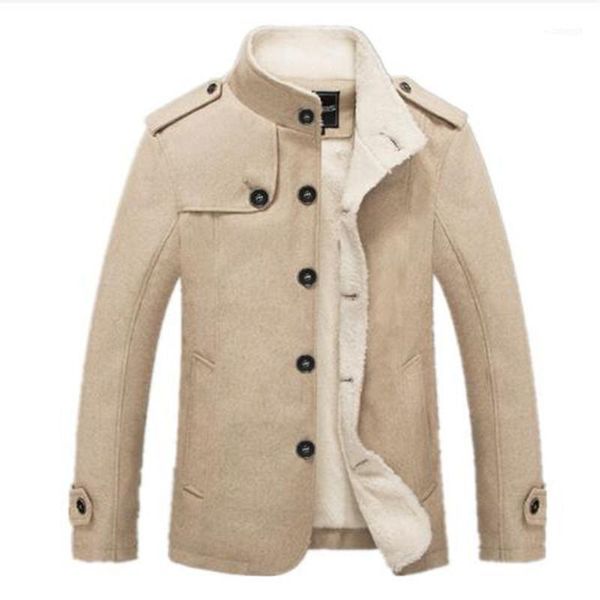 men's wool & blends men's men woolen fashion winter jacket fleece lined overcoat male coat peacoat sobretudo masculino1, Black
men's wool & blends men's men woolen fashion winter jacket fleece lined overcoat male coat peacoat sobretudo masculino1, Black