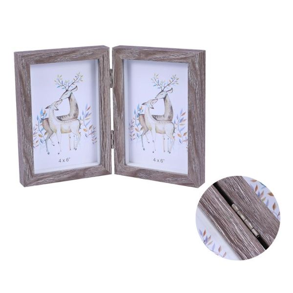 frames 4x6 inch fashion simple wooden picture frame double rectangular po (light grey)
frames 4x6 inch fashion simple wooden picture frame double rectangular po (light grey)