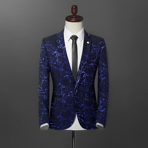 men's autumn casual printing suit youth handsome fashion dark floral pattern business blazer suits & blazers, White;black
men's autumn casual printing suit youth handsome fashion dark floral pattern business blazer suits & blazers, White;black
