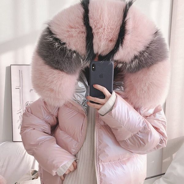 Women's Down & Parkas jacket women fur collar thick warm hooded white duck coats coat SK0X, Black
Women's Down & Parkas jacket women fur collar thick warm hooded white duck coats coat SK0X, Black