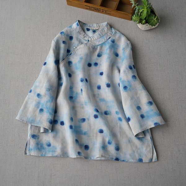 spring summer women loose plus size chinese style buttons slant opening comfortable water washed thin ramie shirts/blouse ethnic clothi, Red
spring summer women loose plus size chinese style buttons slant opening comfortable water washed thin ramie shirts/blouse ethnic clothi, Red
