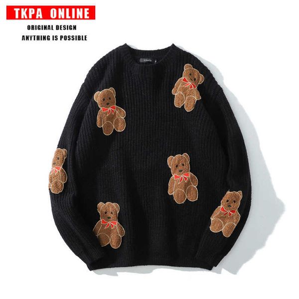 fashion sweater tkpa 2021 autumn winter cartoon ffy bear guochao brand long sleeve for men and women, White;black
fashion sweater tkpa 2021 autumn winter cartoon ffy bear guochao brand long sleeve for men and women, White;black
