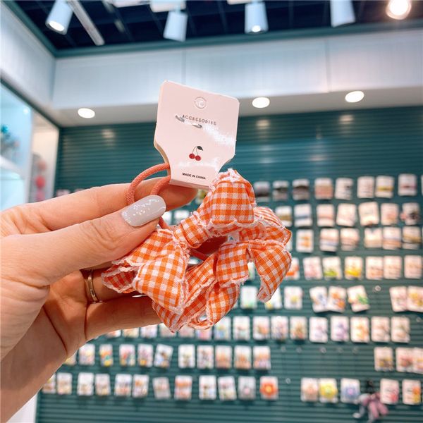1 pair simple cute colorful lattice fabric bow rubber band hair rope fashion sweet girl children ponytail hair accessories, Slivery;white
1 pair simple cute colorful lattice fabric bow rubber band hair rope fashion sweet girl children ponytail hair accessories, Slivery;white