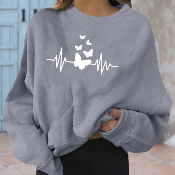 women's hoodies & sweatshirts 40# butterfly printed sweatshirt women casual long sleeve round neck oversized all-match korean style, Black
women's hoodies & sweatshirts 40# butterfly printed sweatshirt women casual long sleeve round neck oversized all-match korean style, Black