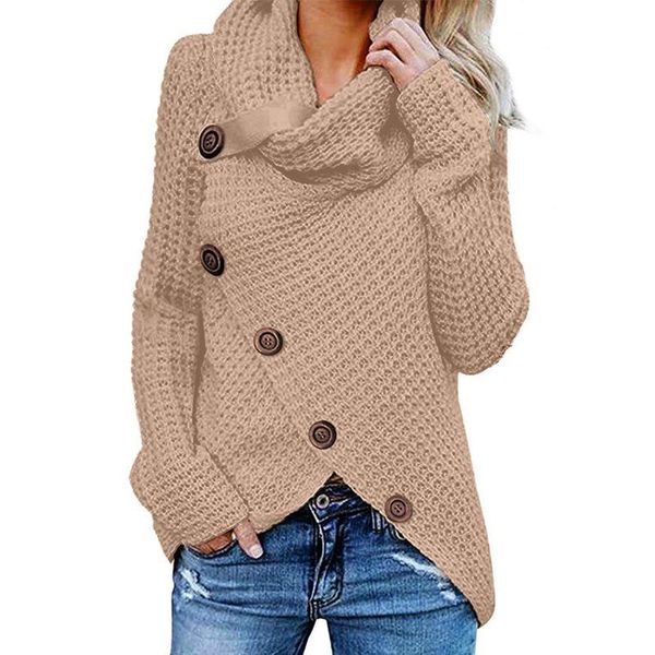 women's sweaters y166 womens winter autumn long sleeve pullover turtleneck oblique buttons waffle knitted sweater irregular hem loose, White;black
women's sweaters y166 womens winter autumn long sleeve pullover turtleneck oblique buttons waffle knitted sweater irregular hem loose, White;black