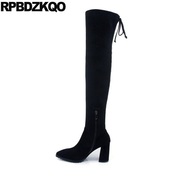 boots crotch high heel luxury over the knee black suede slim thigh women long pearl tall sheepskin shoes pointed toe chunky
boots crotch high heel luxury over the knee black suede slim thigh women long pearl tall sheepskin shoes pointed toe chunky