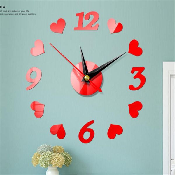 acrylic mirror wall clock, modern sticker large watch silent number clock home office school decorations clocks
acrylic mirror wall clock, modern sticker large watch silent number clock home office school decorations clocks