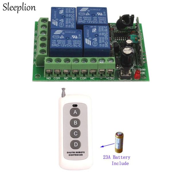 smart home control sleeplion 100m 12v 4channel wireless remote switch digital relay 4 ch relays module
smart home control sleeplion 100m 12v 4channel wireless remote switch digital relay 4 ch relays module
