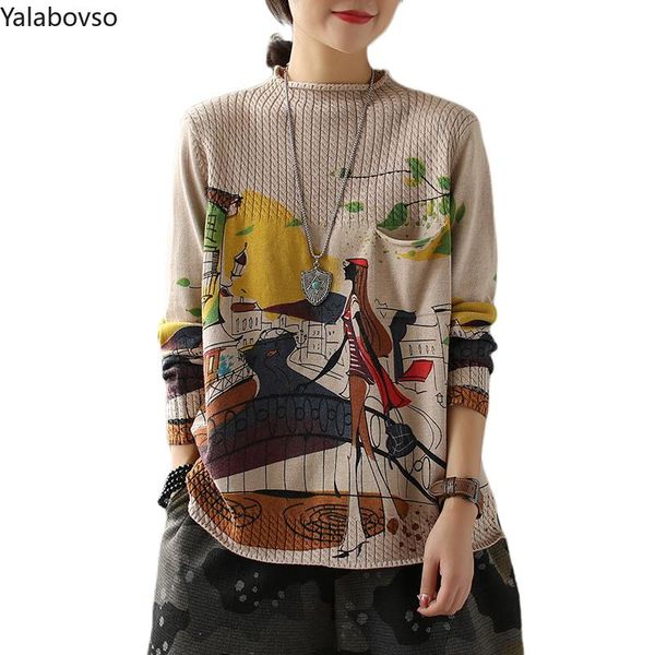 winter 2021 pullover knitwear women's vintage cartoon printed sweater loose oversized plus size knit women z3 sweaters, White;black
winter 2021 pullover knitwear women's vintage cartoon printed sweater loose oversized plus size knit women z3 sweaters, White;black