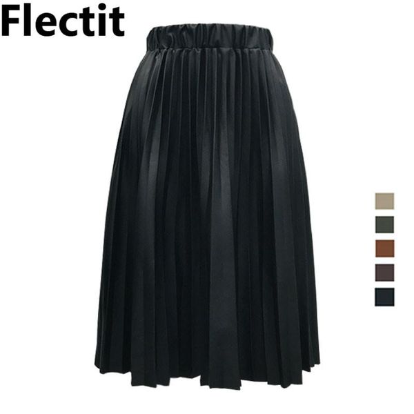 skirts flectit fall winter 2021 faux leather skirt women midi high waist pleated office ladies saia feminina, Black
skirts flectit fall winter 2021 faux leather skirt women midi high waist pleated office ladies saia feminina, Black