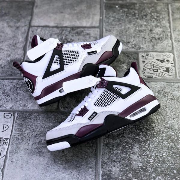 good quality 4s jumpman paname paris basketball shoes bordeaux 4 og white neutral grey black lace-up men sport sneaker size us7-us12
good quality 4s jumpman paname paris basketball shoes bordeaux 4 og white neutral grey black lace-up men sport sneaker size us7-us12
