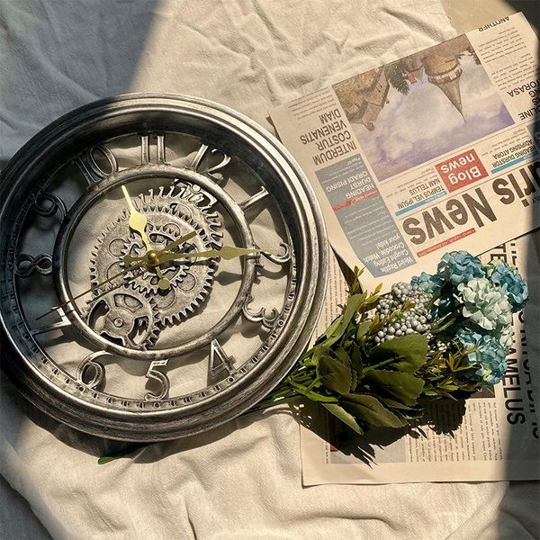 wall clocks european style retro hollow clock creative living room round light luxury
wall clocks european style retro hollow clock creative living room round light luxury