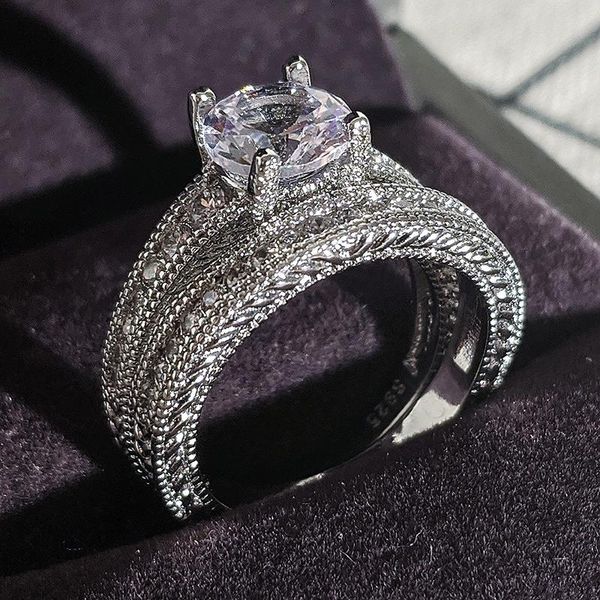 cluster rings 2021 luxury round 925 sterling silver wedding ring set for women lady anniversary gift jewelry bulk sell black friday r5834, Golden;silver
cluster rings 2021 luxury round 925 sterling silver wedding ring set for women lady anniversary gift jewelry bulk sell black friday r5834, Golden;silver