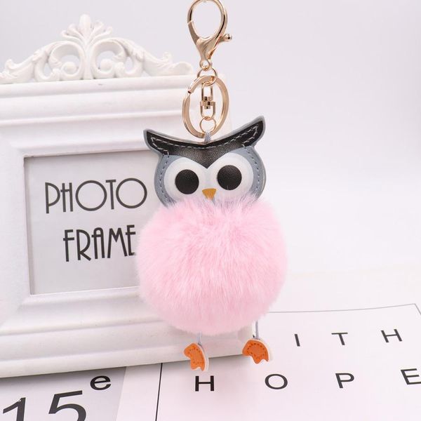 23 styles charm puff ball key rings lovely fluffy plush owl keyfobs holder faux fur pompom keychain jewelry for bag pendant, Silver
23 styles charm puff ball key rings lovely fluffy plush owl keyfobs holder faux fur pompom keychain jewelry for bag pendant, Silver