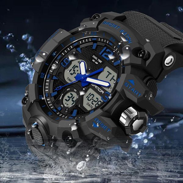 wristwatches military men's digital watches waterproof sports fashion quartz watch male clock relogio masculino, Slivery;brown
wristwatches military men's digital watches waterproof sports fashion quartz watch male clock relogio masculino, Slivery;brown