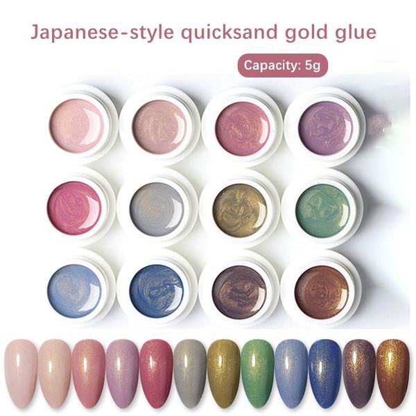 nail gel 12 colors japanese-style quicksand gold glue 5g eco-friendly shimmer glitter uv polish for home salon manicure art, Red;pink
nail gel 12 colors japanese-style quicksand gold glue 5g eco-friendly shimmer glitter uv polish for home salon manicure art, Red;pink