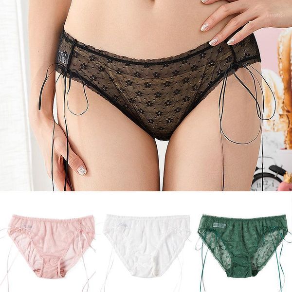 women's panties small daisy full lace ladies hollow triangle briefs low waist ribbons japanese transparent thin underwear solid color, Black;pink
women's panties small daisy full lace ladies hollow triangle briefs low waist ribbons japanese transparent thin underwear solid color, Black;pink