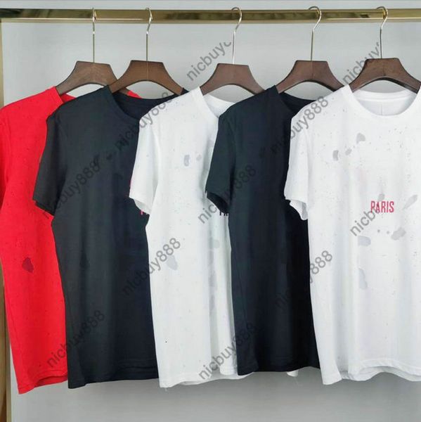 2021 summer designer mens t-shirt paris letter print big small broken hole tshirt womens t shirt casual cotton short sleeve tee, White;black
2021 summer designer mens t-shirt paris letter print big small broken hole tshirt womens t shirt casual cotton short sleeve tee, White;black