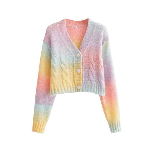 women's knits & tees button down knitting cropped cardigan long sleeve tie dye print cable sweater autumn y2k casual slim knitwear, White
women's knits & tees button down knitting cropped cardigan long sleeve tie dye print cable sweater autumn y2k casual slim knitwear, White