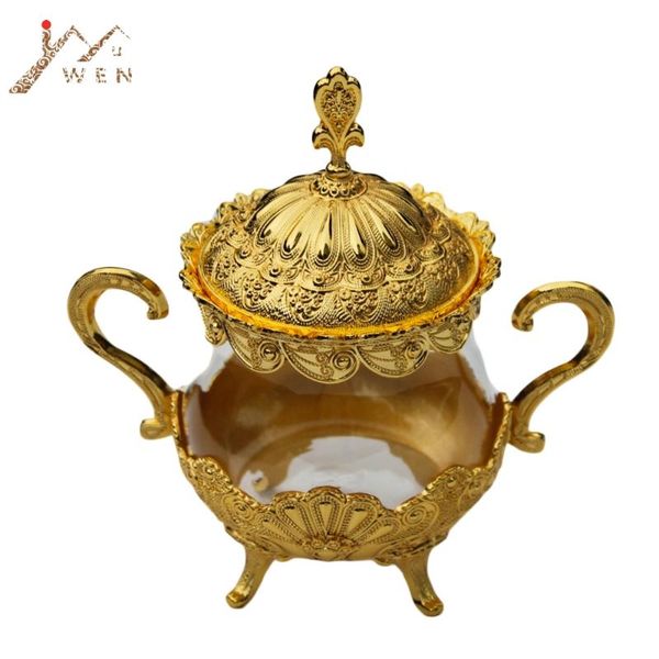 decorative objects & figurines salt/sugar/tea/coffee jars, tableware dinnerware home decor style gold/ silver finish metal glas
decorative objects & figurines salt/sugar/tea/coffee jars, tableware dinnerware home decor style gold/ silver finish metal glas