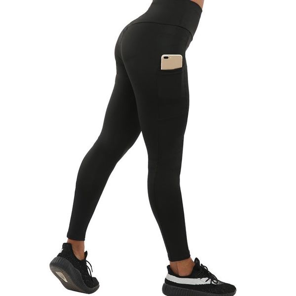 women's leggings normov 2021 fashion women high waist solid color patchwork pocket skinny slim elastic workout fitness, Black
women's leggings normov 2021 fashion women high waist solid color patchwork pocket skinny slim elastic workout fitness, Black