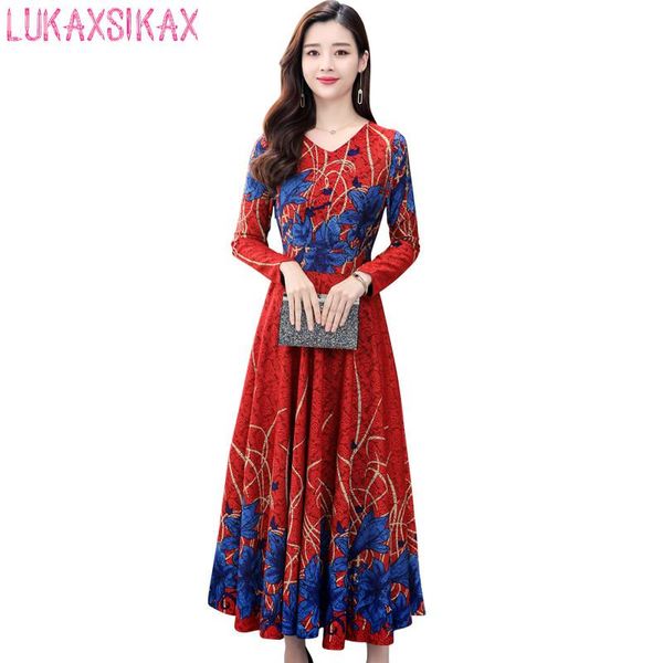casual dresses lukaxsikax 2021 autumn winter women dress gorgeous flowers print thicken warm velvet lining long, Black;gray
casual dresses lukaxsikax 2021 autumn winter women dress gorgeous flowers print thicken warm velvet lining long, Black;gray